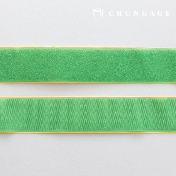 Velcro Slip 50mm Adhesive Velcro Tape 1yard Double Sided Set Yellow green