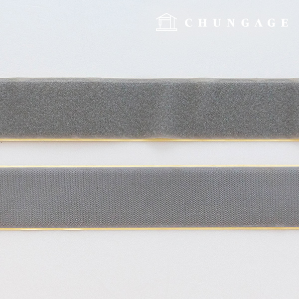 Velcro Sticker 50mm Adhesive Velcro Tape 1yard Double Sided Set Gray