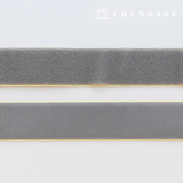 Velcro Sticker 50mm Adhesive Velcro Tape 1yard Double Sided Set Gray
