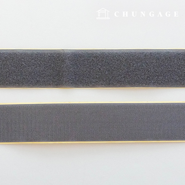 Velcro Sticker 50mm Adhesive Velcro Tape 1yard Double Sided Set Dark Gray