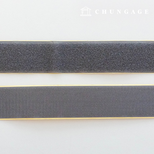 Velcro Sticker 50mm Adhesive Velcro Tape 1yard Double Sided Set Dark Gray