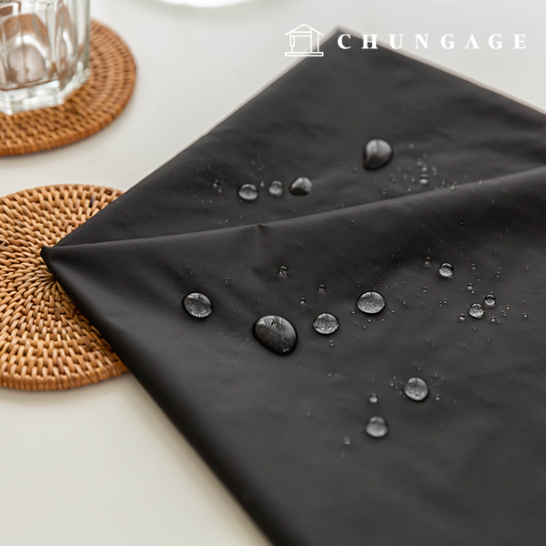 Waterproof Cloth Nylon Fabric Dahuda Lining Plain 10D Black