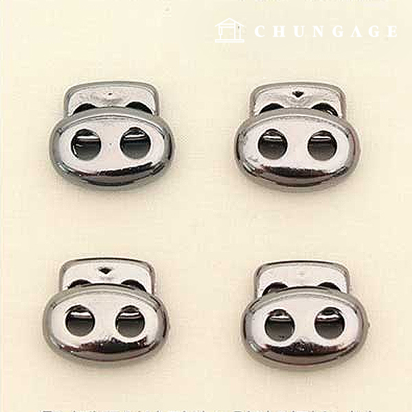 Mask strap adjustable pig nose stopper black nickel plating 48276