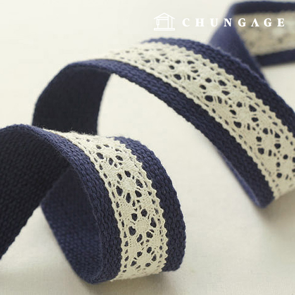 Waving strap Lace webbing strap combination handle Navy 62721