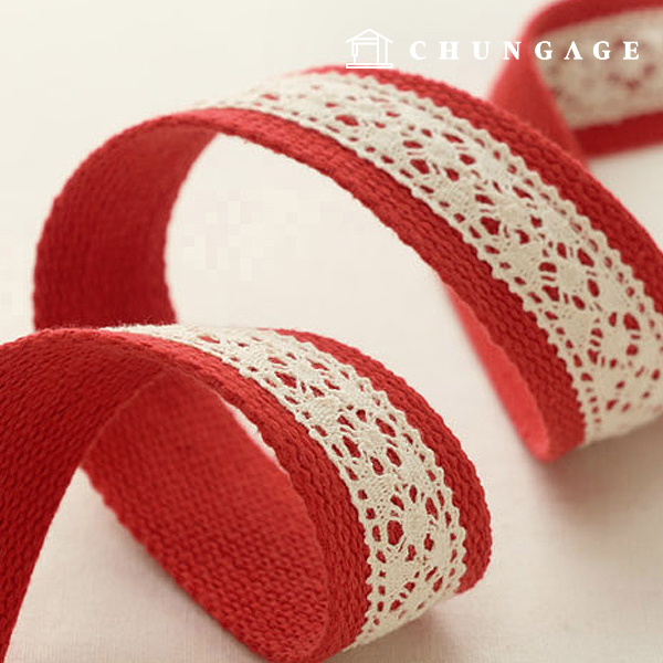 Waving strap Lace webbing strap combination handle Red 62723