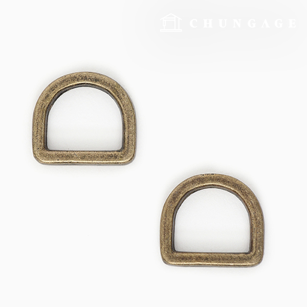 Dring bag accessories bag strap link flat modern antique gold 13mm 47468