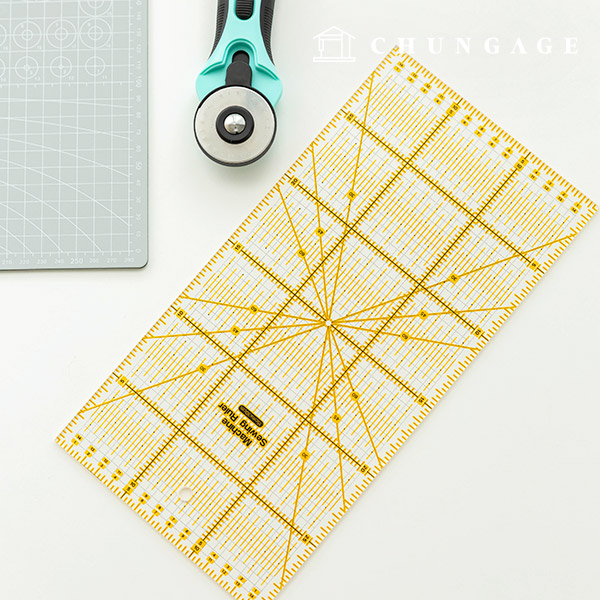 Color Acrylic Sewing Cutting Ruler 15X30cm