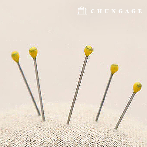 Hour pin mini ball bead pin ball Yellow 58372