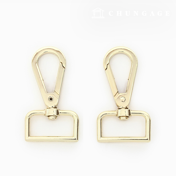 Bag Link Dring Basic 25mm Gold 47483