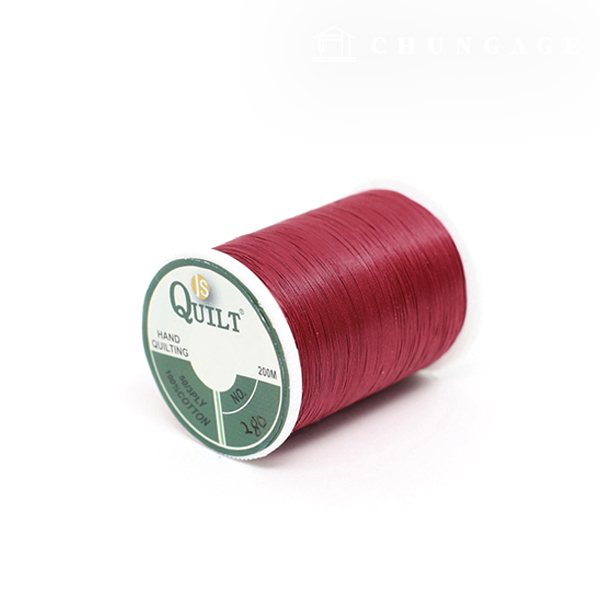 Quilting thread hand quilting thread for hand sewing Basic 280 Deep red 71557