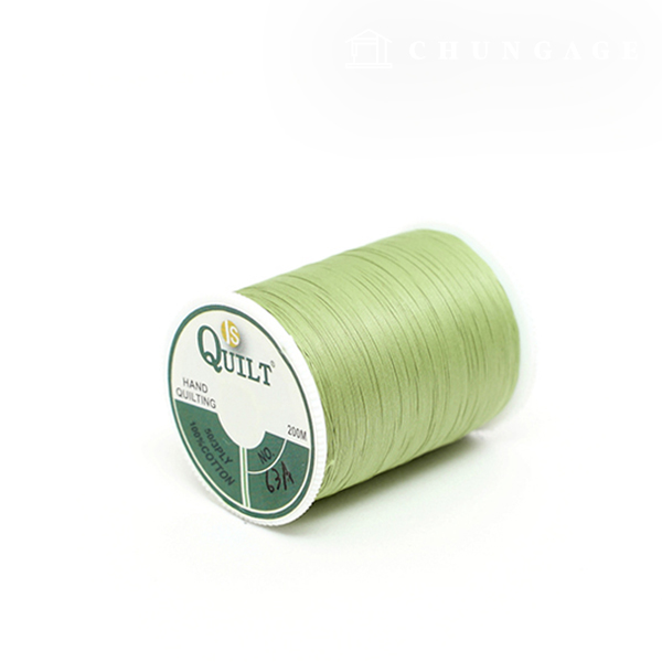Quilting Thread Hand Quilting Thread for Hand Sewing Basic 63A Light Green 71552