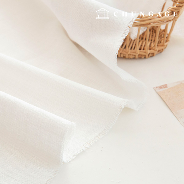 Linen Fabric Cotton Linen Plain Fabric Cotton Linen Slub Cro Ivory
