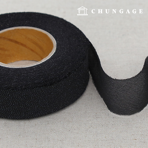 Cotton adhesive interlining tape Adhesive tape for fixing cotton Black 36452