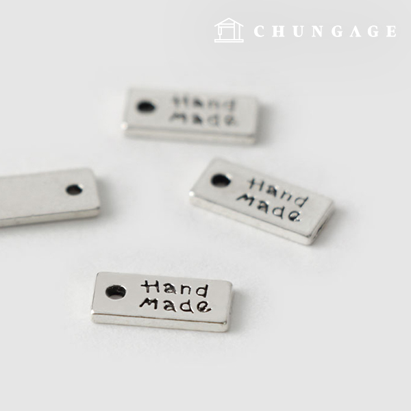 Mini Charm Square Handmade Silver 87718