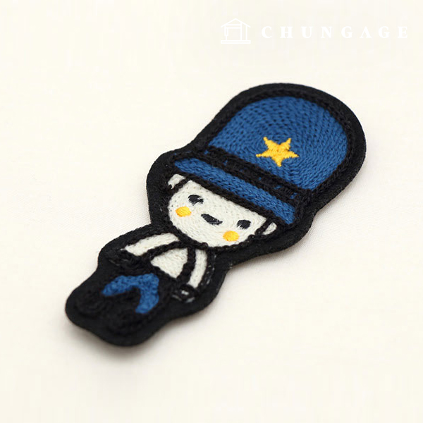 Plush Wappen One Star Little Soldier Blue black 74553