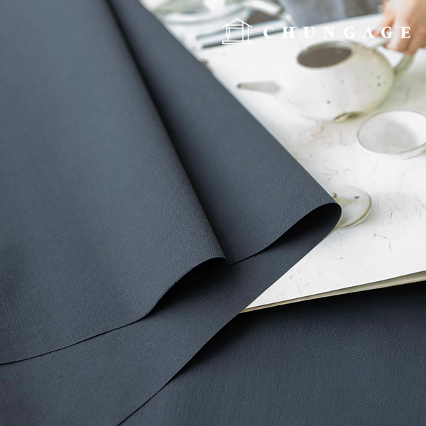 Nylon fabric 70 denier cotton blend Span one way Plain Fabric Navy