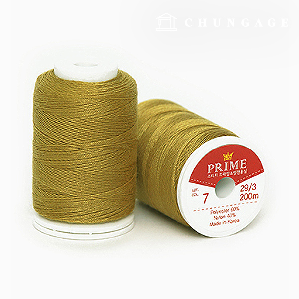 Koasa sewing thread, sewing machine thread, sewing thread, prime sewing thread, stitch Mustard 48106