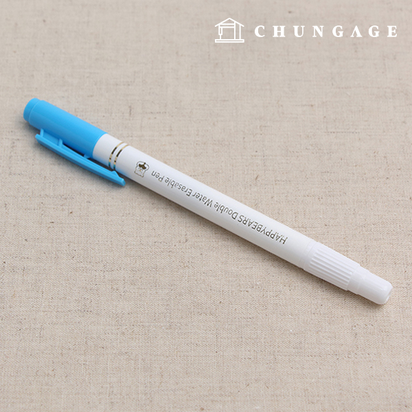Double-sided flush pen chalk erasable ballpoint pen Blue 41374