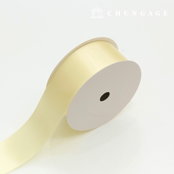 Satin Ribbon 20 roll Packaging Ribbon Tape String Ribbon Craft 40mm Cream