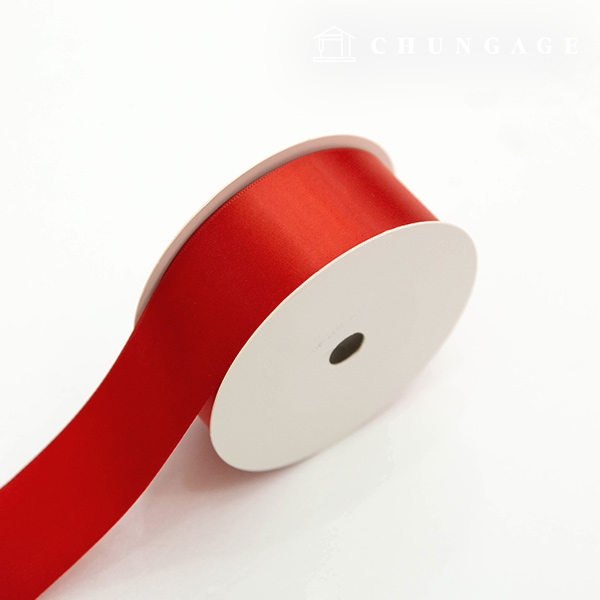 Satin Ribbon 20 roll Packaging Ribbon Tape String Ribbon Craft 40mm Red