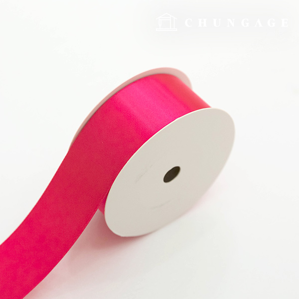 Satin Ribbon 20 roll Packaging Ribbon Tape String Ribbon Craft 40mm Cherry