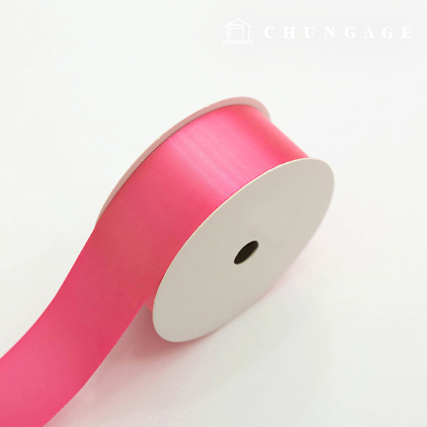 Satin Ribbon 20 roll Packaging Ribbon Tape String Ribbon Craft 40mm Pink