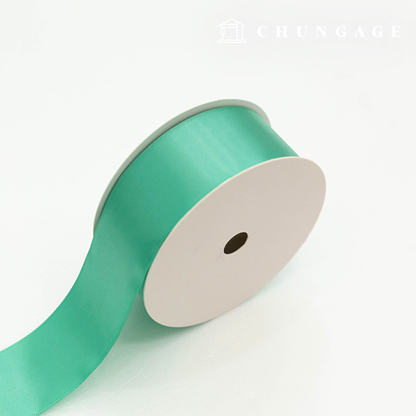 Satin Ribbon 20 roll Packaging Ribbon Tape String Ribbon Craft 40mm Mint