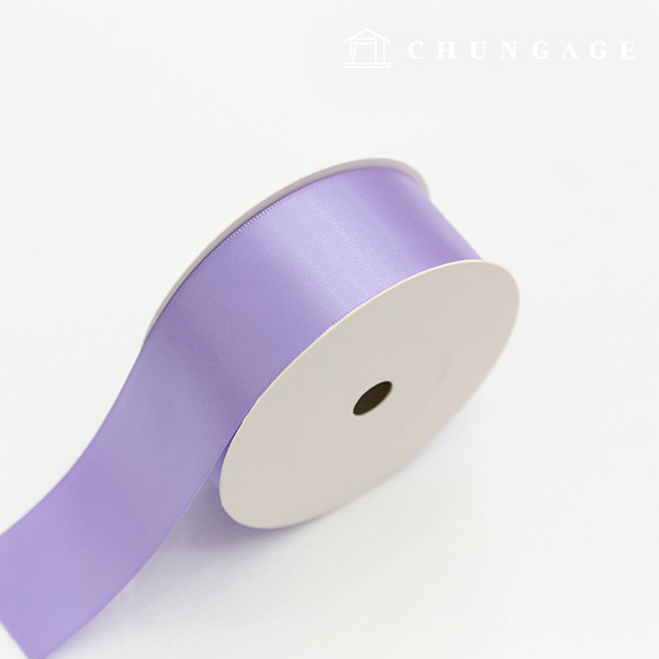 Satin Ribbon 20 roll Packaging Ribbon Tape String Ribbon Craft 40mm Light Purple