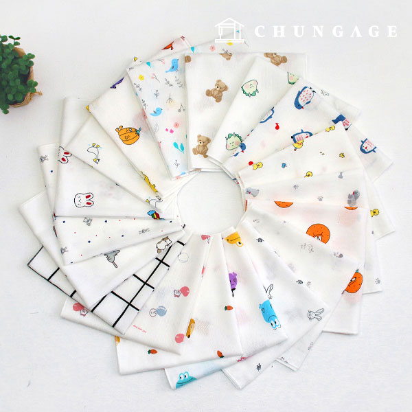 20 types of finished gauze handkerchiefs