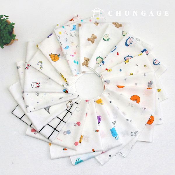 20 types of finished gauze handkerchiefs