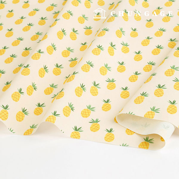 Oxford fabric cotton 20 count eco-friendly DTP Wide Width Pineapple MOXYS1051