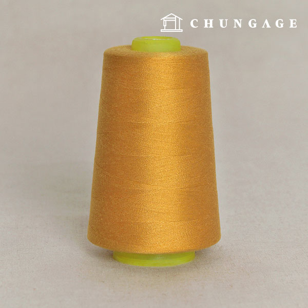 Overlock thread sewing thread sewing thread sewing machine thread 40 count 2 sum smart sewing thread Mustard 40441