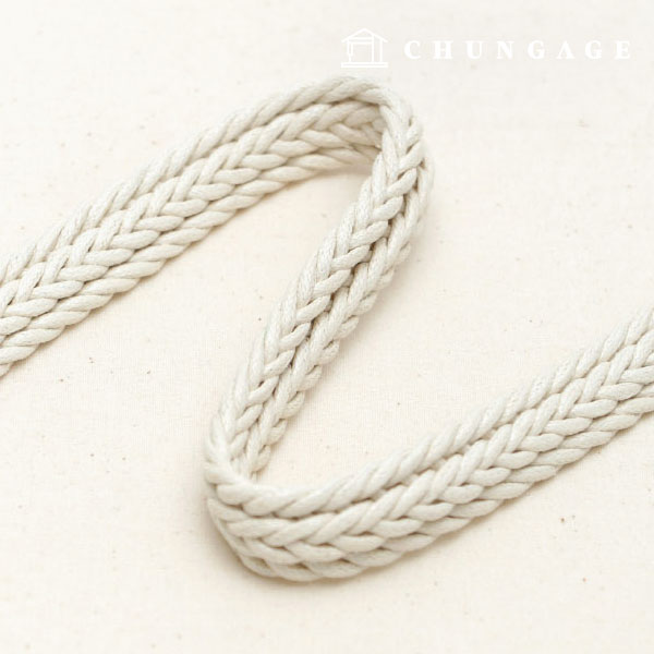 Waving strap bag strap webbing strap Oshidori 18mm twine Ivory 65554