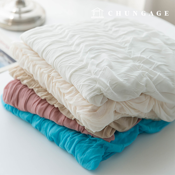 Span Fabric Poly Clothing Double Wrinkles Fabric Selena 5 types