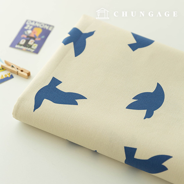 cotton Oxford Fabric Animal Fabric DTP Wide Width Flight OX-487