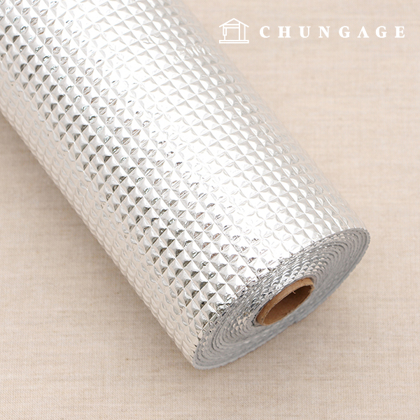 Insulation and cold insulation fabric aluminum film 45X300cm Sheet 68880