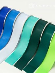 Industrial Ribbon Packaging Ribbon Tape String Ribbon Craft 40mm Green Blue 7 Types 1yard