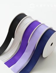 Industrial Ribbon Packaging Ribbon Tape String Ribbon Craft 25mm Purple 5 types 1 yard