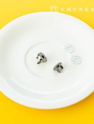 Magnet Snap Button Applique Button Bronze Silver 14mm 4 types