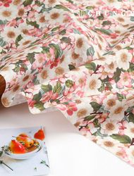 Eco-friendly antibacterial and anti-inflammatory fabric E-DTP cotton 20 count Armdri plum