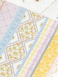 Eco-friendly antibacterial and anti-inflammatory fabric E-DTP cotton 20 count Family Patterns