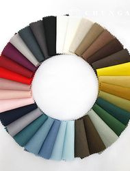 Limited special price linen fabric Washing Plain Linen cloth Wide Width 11 count 34 types Hanma