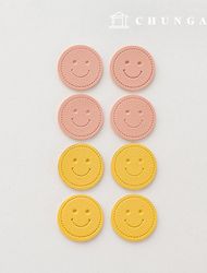 Leather Label Vintage Stitch Smile 2 types