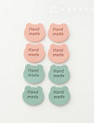 Leather Label Vintage Handmade Bear 2 Types