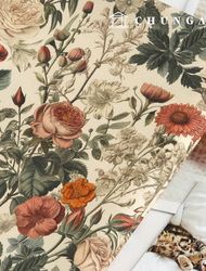 Eco-friendly antibacterial and anti-inflammatory fabric E-DTP cotton 20 count florist