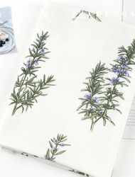 Eco-friendly antibacterial and anti-inflammatory fabric E-DTP cotton 20 count Delicate Rosemary