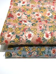 Cotton Fleece Fabric Flower Pattern Flower Fabric 20 count Wide Width Lee Seo Flower 2 types