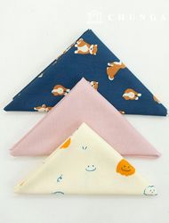 Fabric package zoo group puppy cotton fabric cloud navy pink piece of cloth 3 types 152