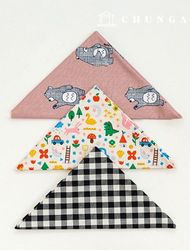 Fabric Package Check Fabric Teddy Bear Dinosaur Zoo Cotton Black Pieces 3 Types 127