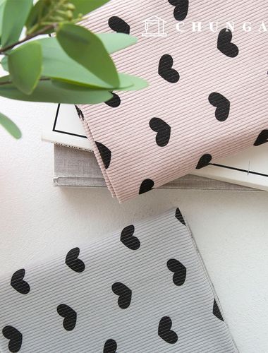 Corduroy Fabric Span Medium Golden 8W Corduroy Heart Square Fabric Wide Width Winter Fabric Cheek Heart 2 Types